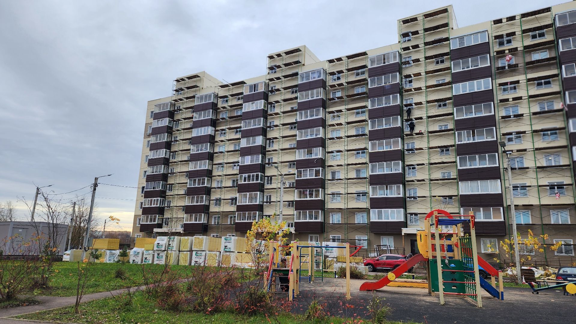 клин, майданово, ремонт фасада , жкх,