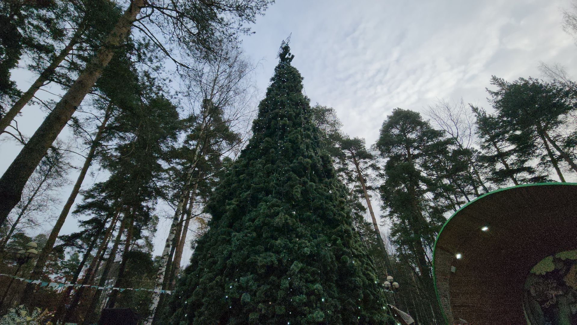 детский городок сказочный, новый год, украшение елки,