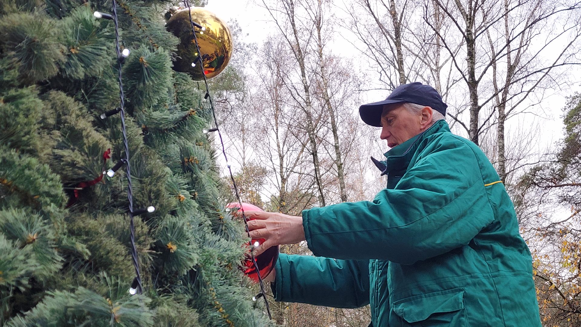 детский городок сказочный, новый год, украшение елки,