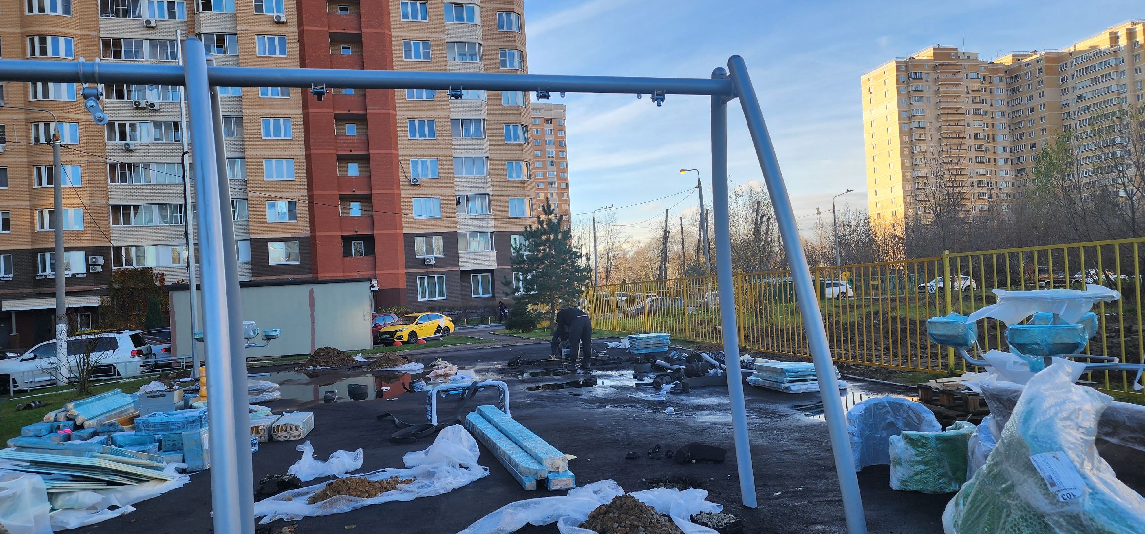 долгопрудный, госпитальная , хлебниково, детская площадка, капитальный ремонт, совет дома,