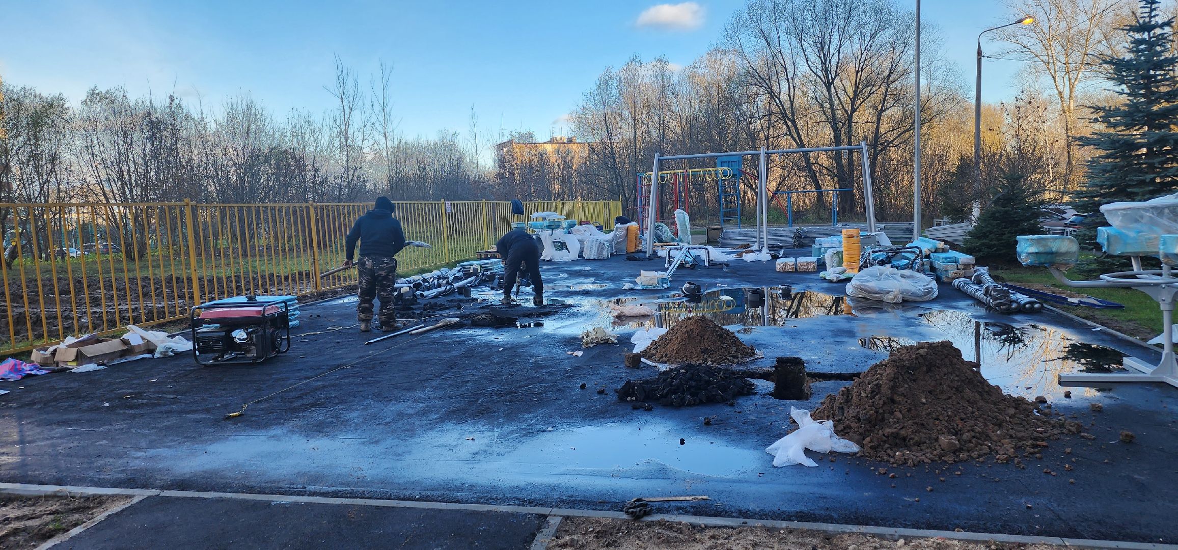 долгопрудный, госпитальная , хлебниково, детская площадка, капитальный ремонт, совет дома,