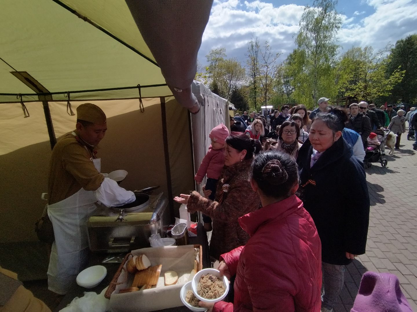 9 Мая, День Победы, Мытищи, Полевая кухня