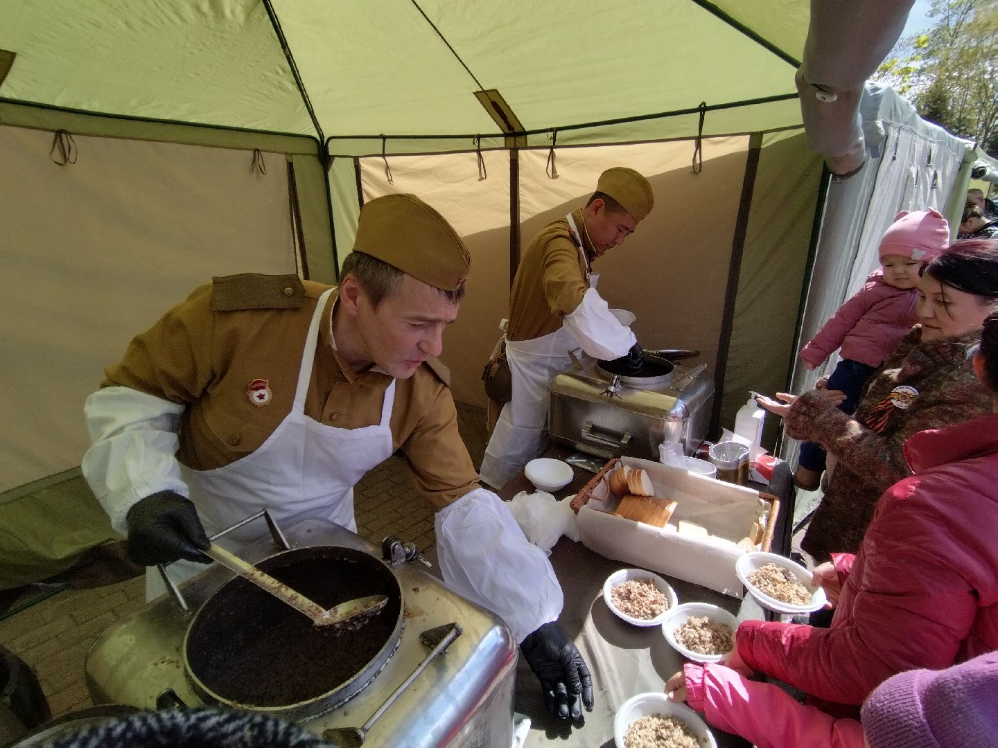 9 Мая, День Победы, Мытищи, Полевая кухня