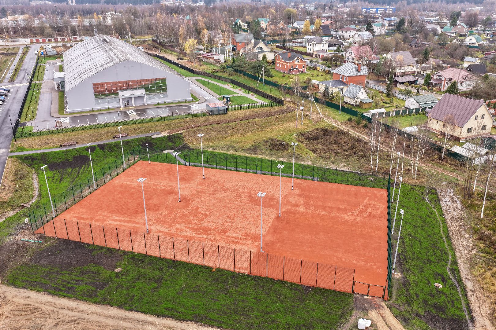 видео с коптера, теннисный центр шаховская,спорт в подмосковье,
