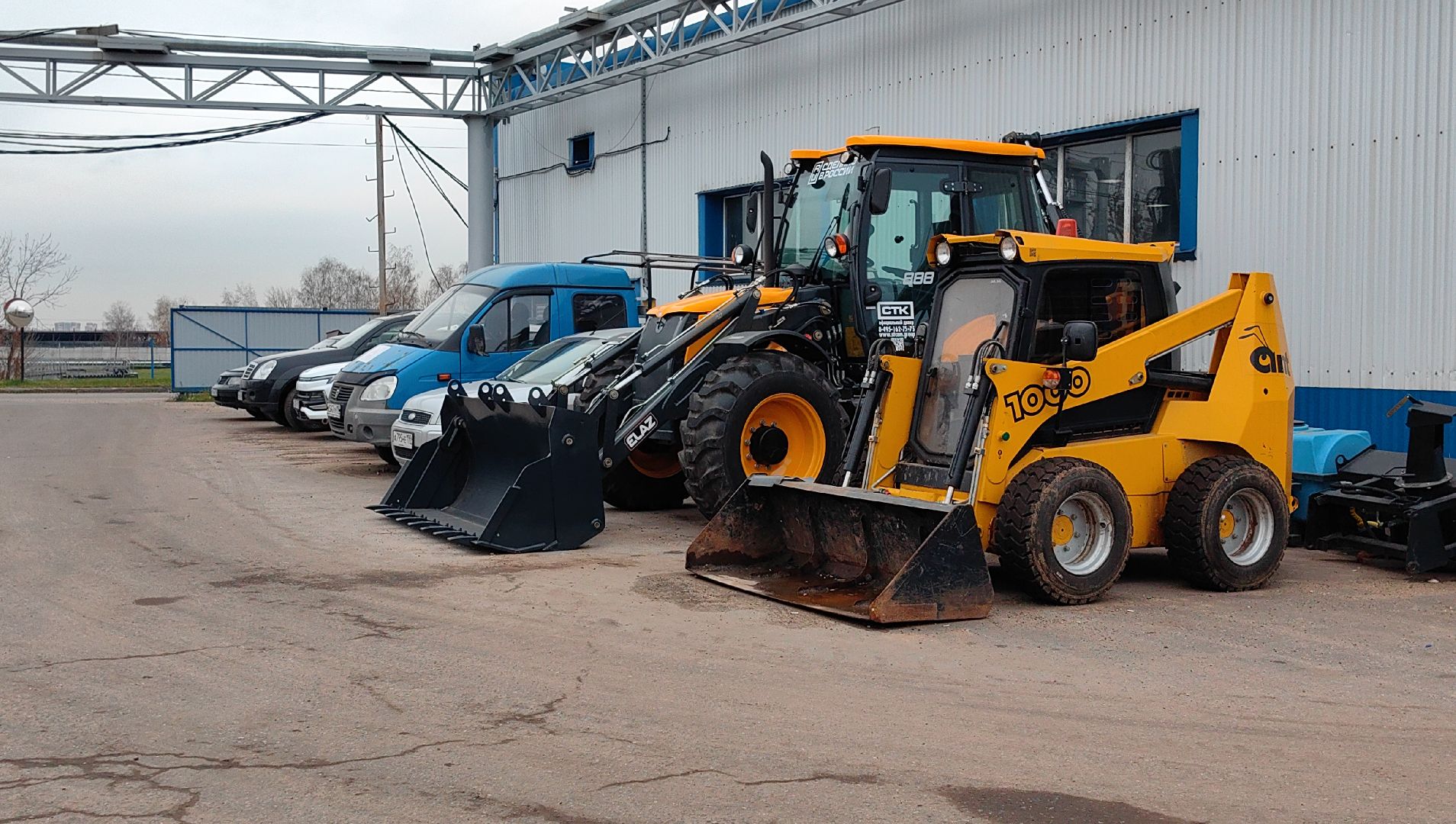 погрузчик, трактор, техника, водоканал,