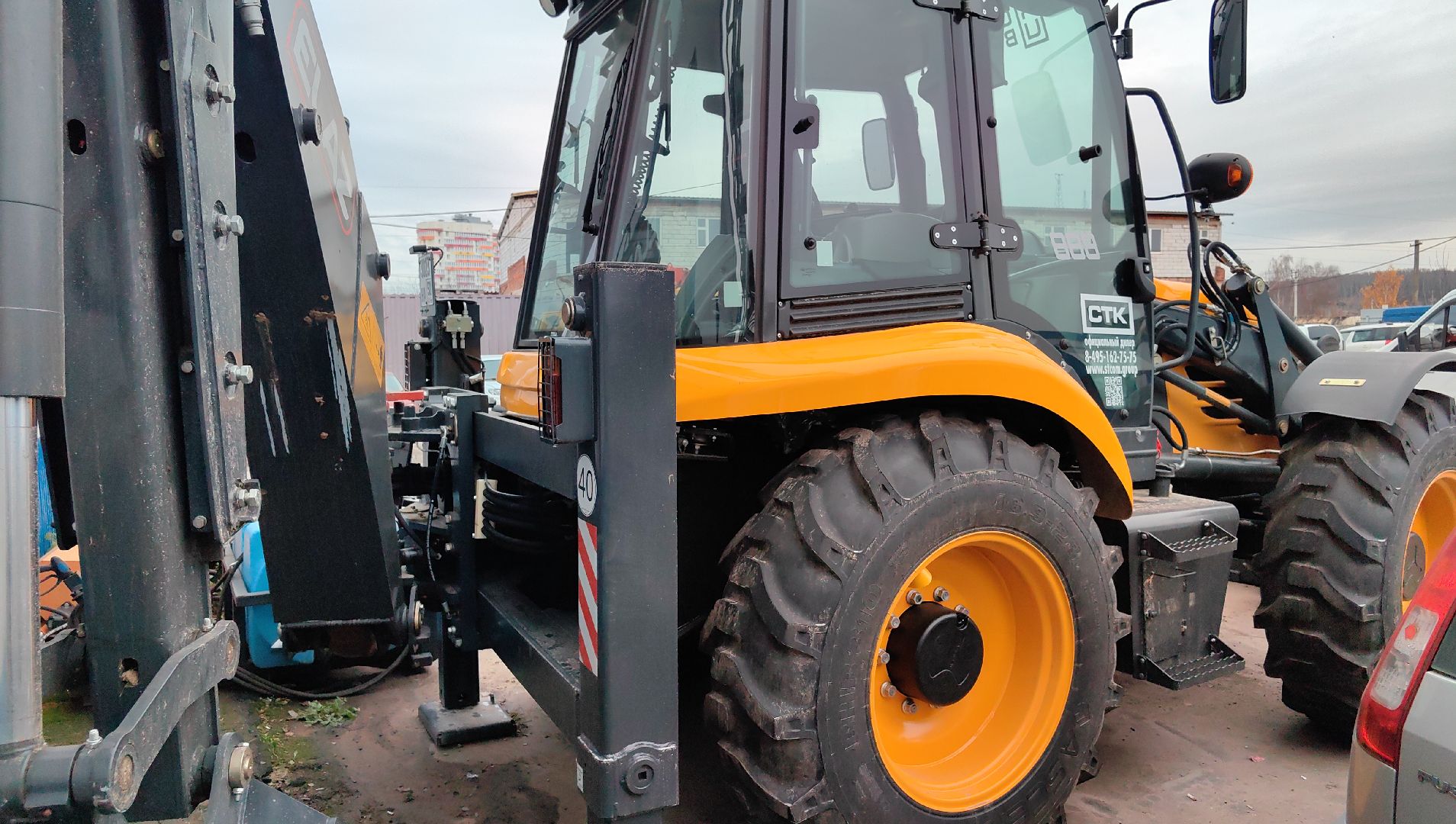 погрузчик, трактор, техника, водоканал,