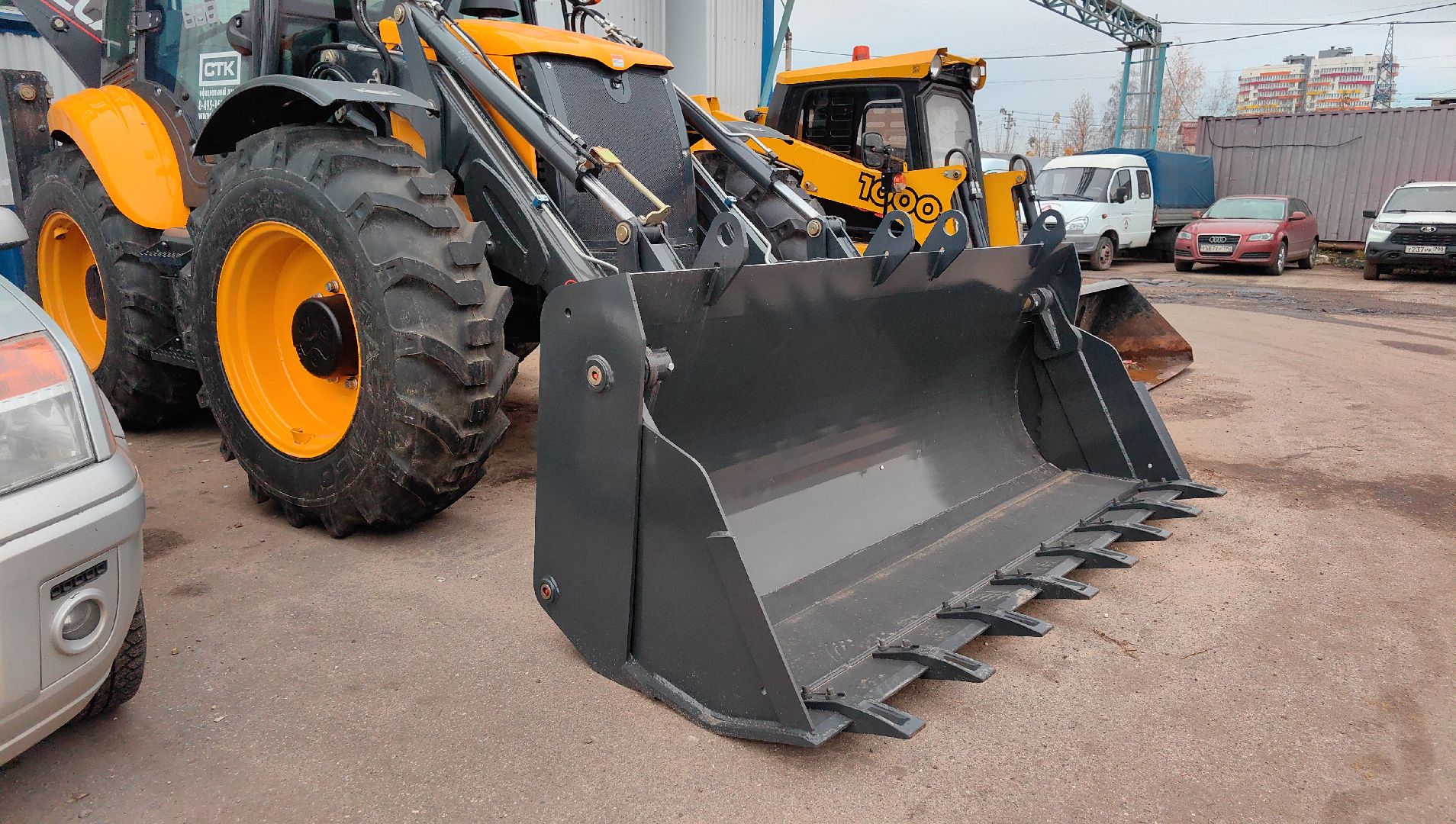 погрузчик, трактор, техника, водоканал,