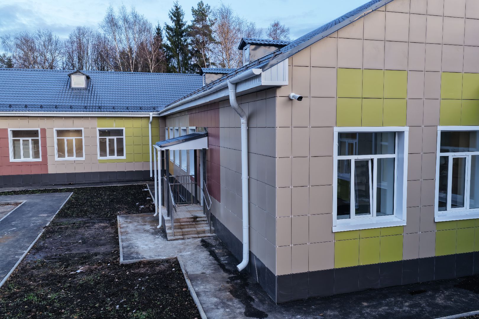 видео с коптера, школа в колычево, школа в можайском,