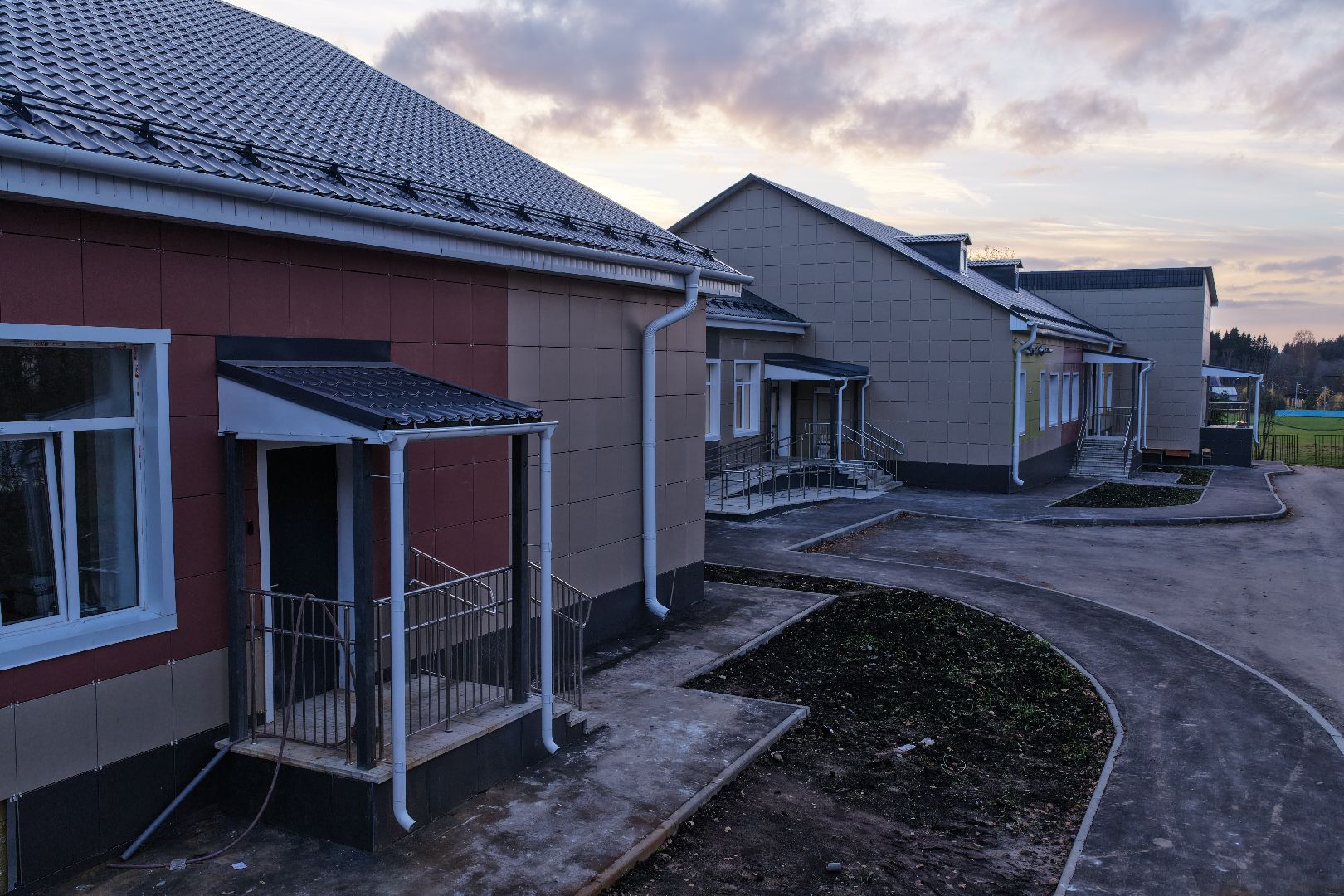 видео с коптера, школа в колычево, школа в можайском,