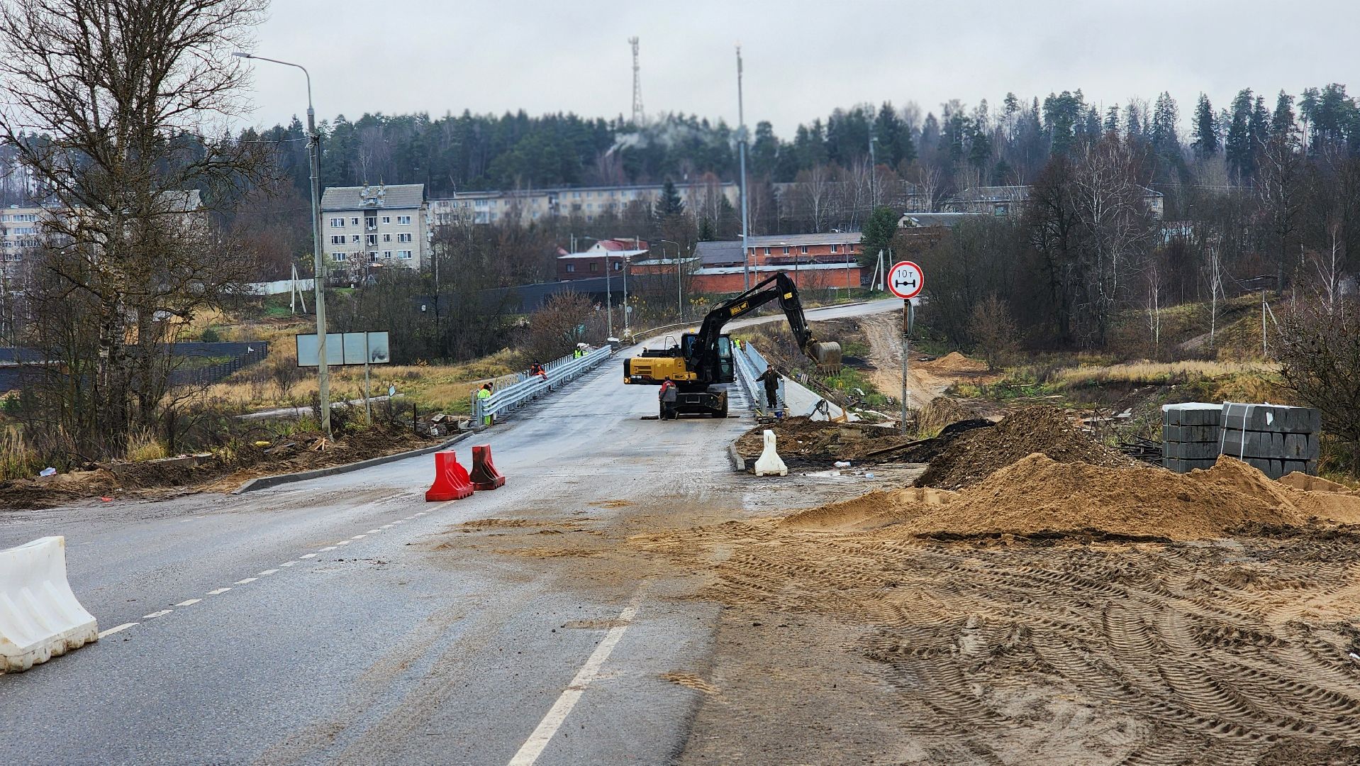 Руза, Поречье , Автобусы, Открытие моста,