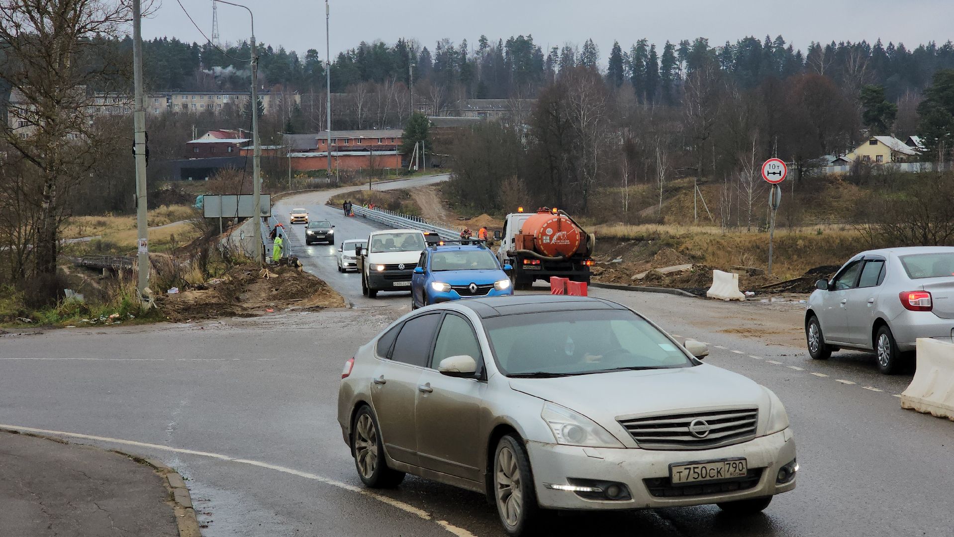 Руза, Поречье , Автобусы, Открытие моста,