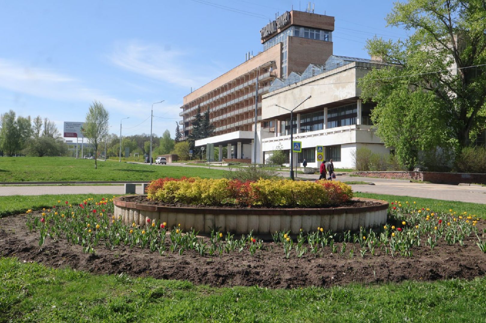 Пущино, благоустройство, цветники