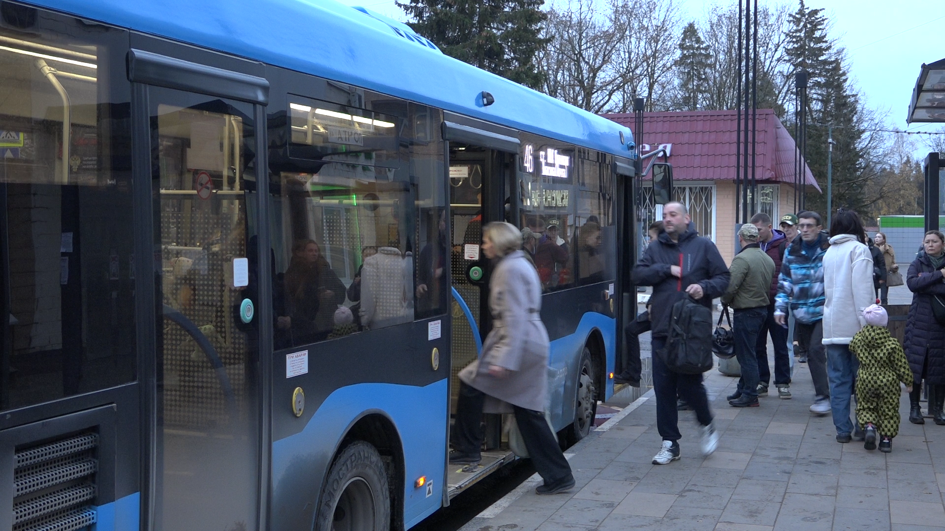 маршрут 46, власиха 46 маршрут, власиха одинцово, автобус 46, проверка транспорта,