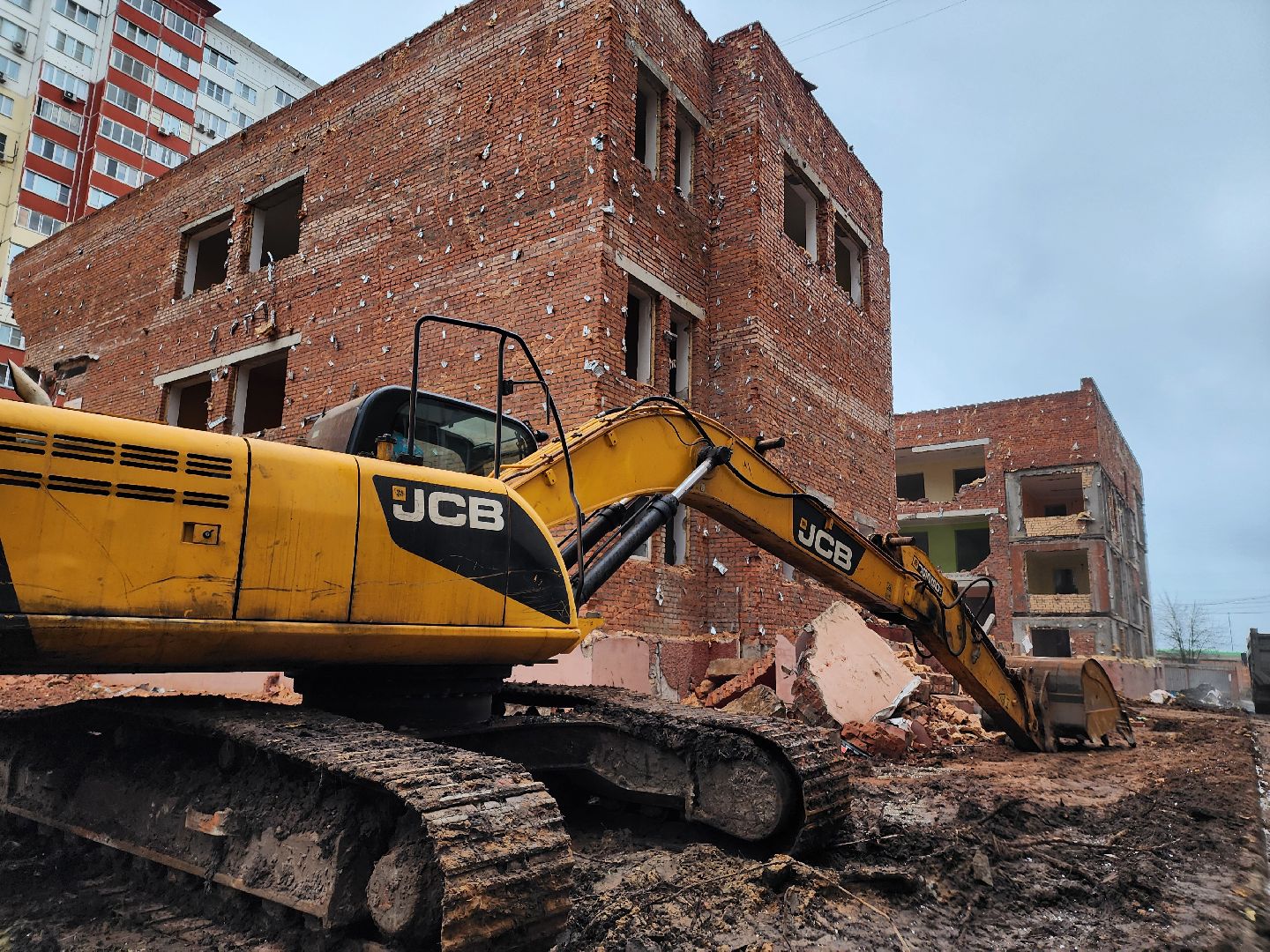 одинцовский городской округ, внииссок, детский  сад,  демонтаж здания, стройка детсада,