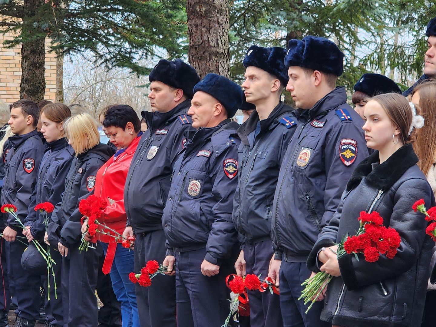 фрязино, день памяти, сотрудники полиции,