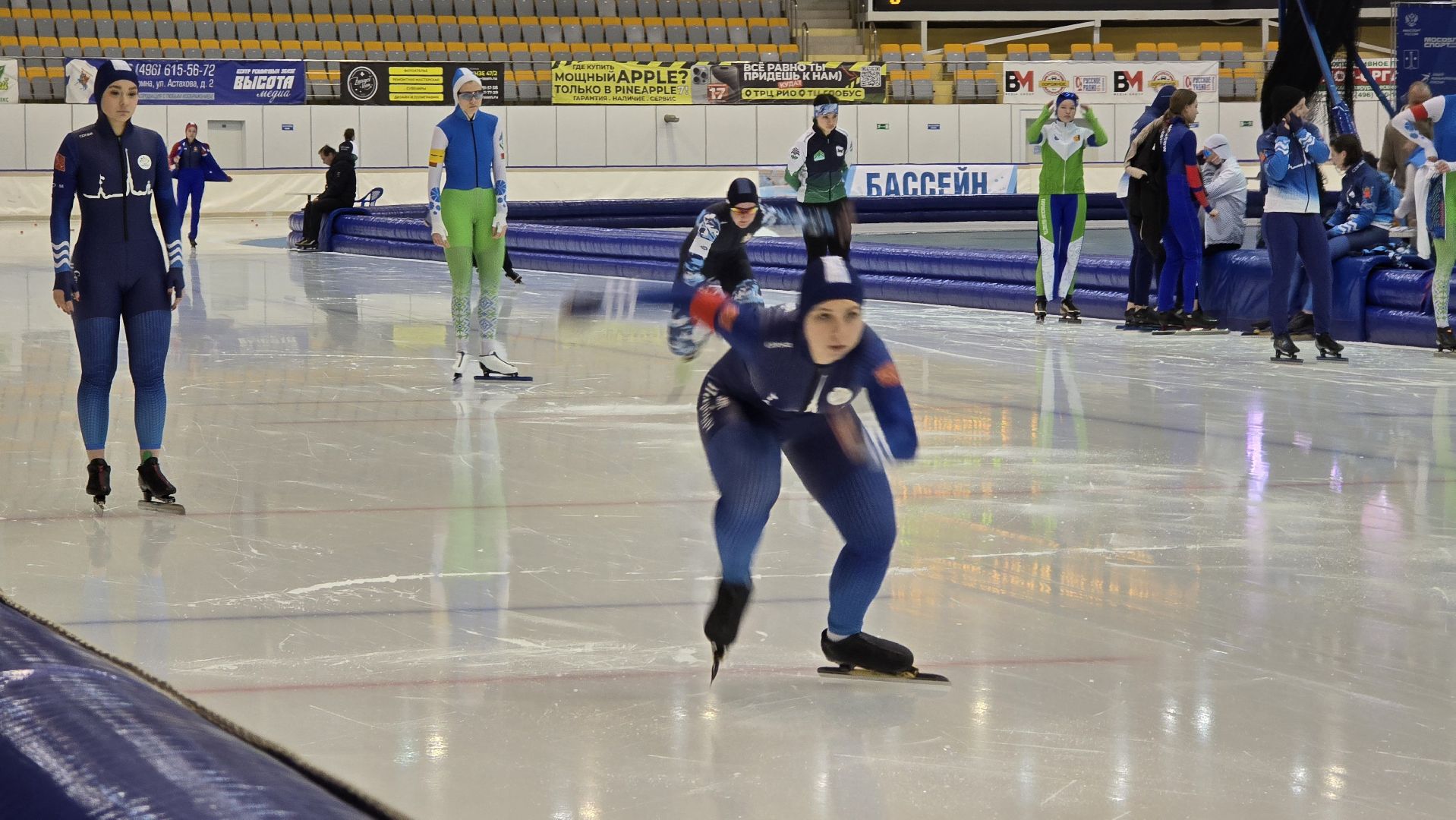 Коломна, соревнования по конькобежному спорту, конькобежный спорт,