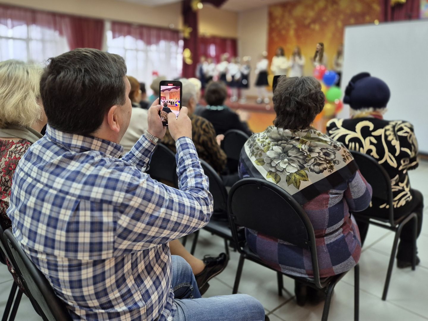 орехово-зуево, школьный концерт, день бабушек и дедушек,