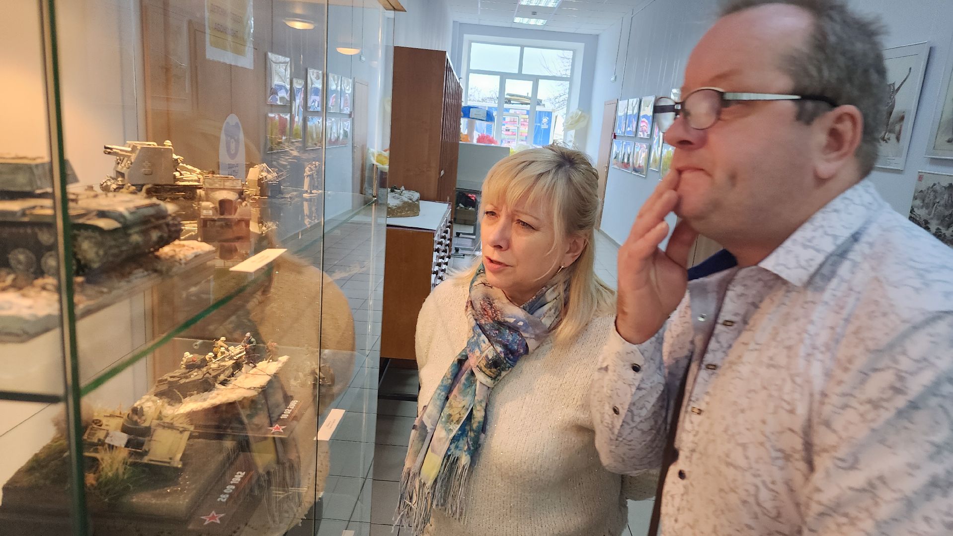 волоколамск, диорамы, выставка, библиотека,