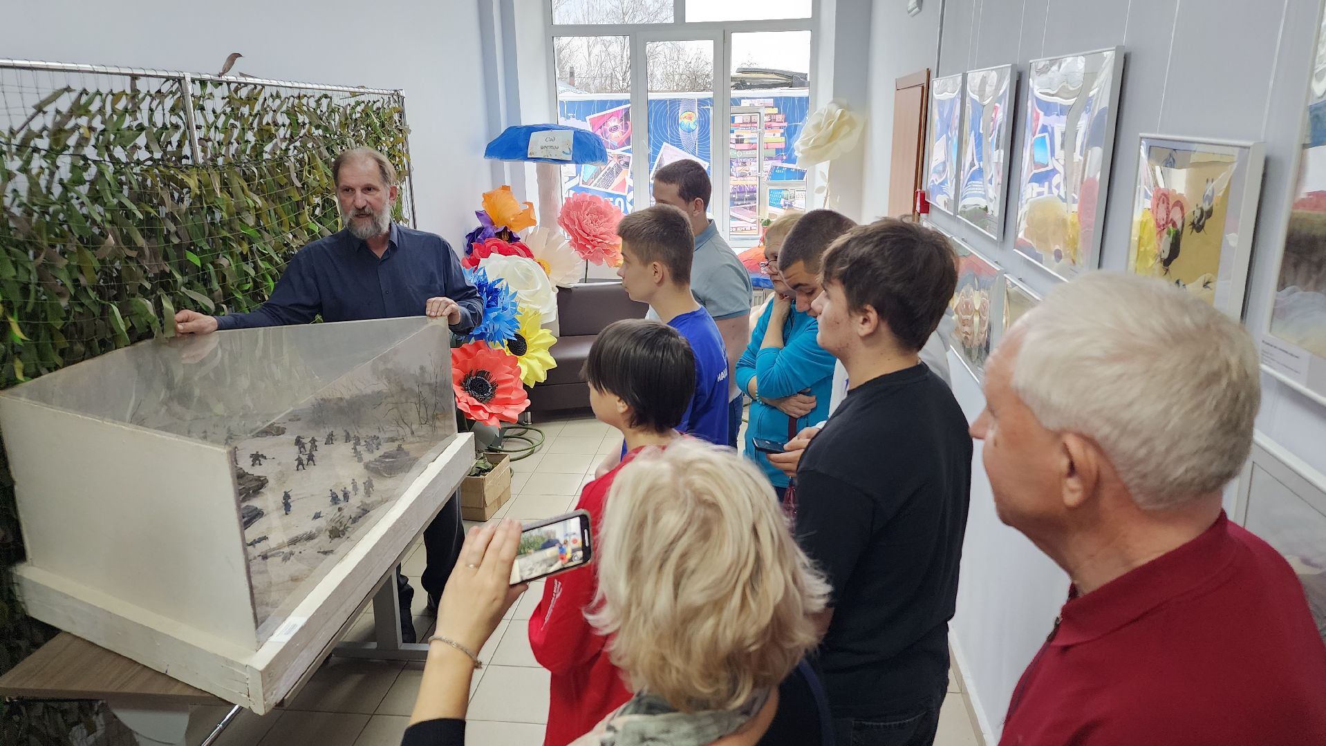 волоколамск, диорамы, выставка, библиотека,