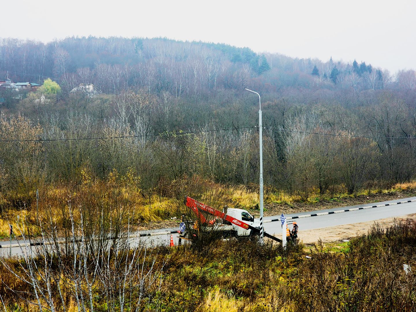 пущино, серпухов, дороги, освещение, мосавтодор,
