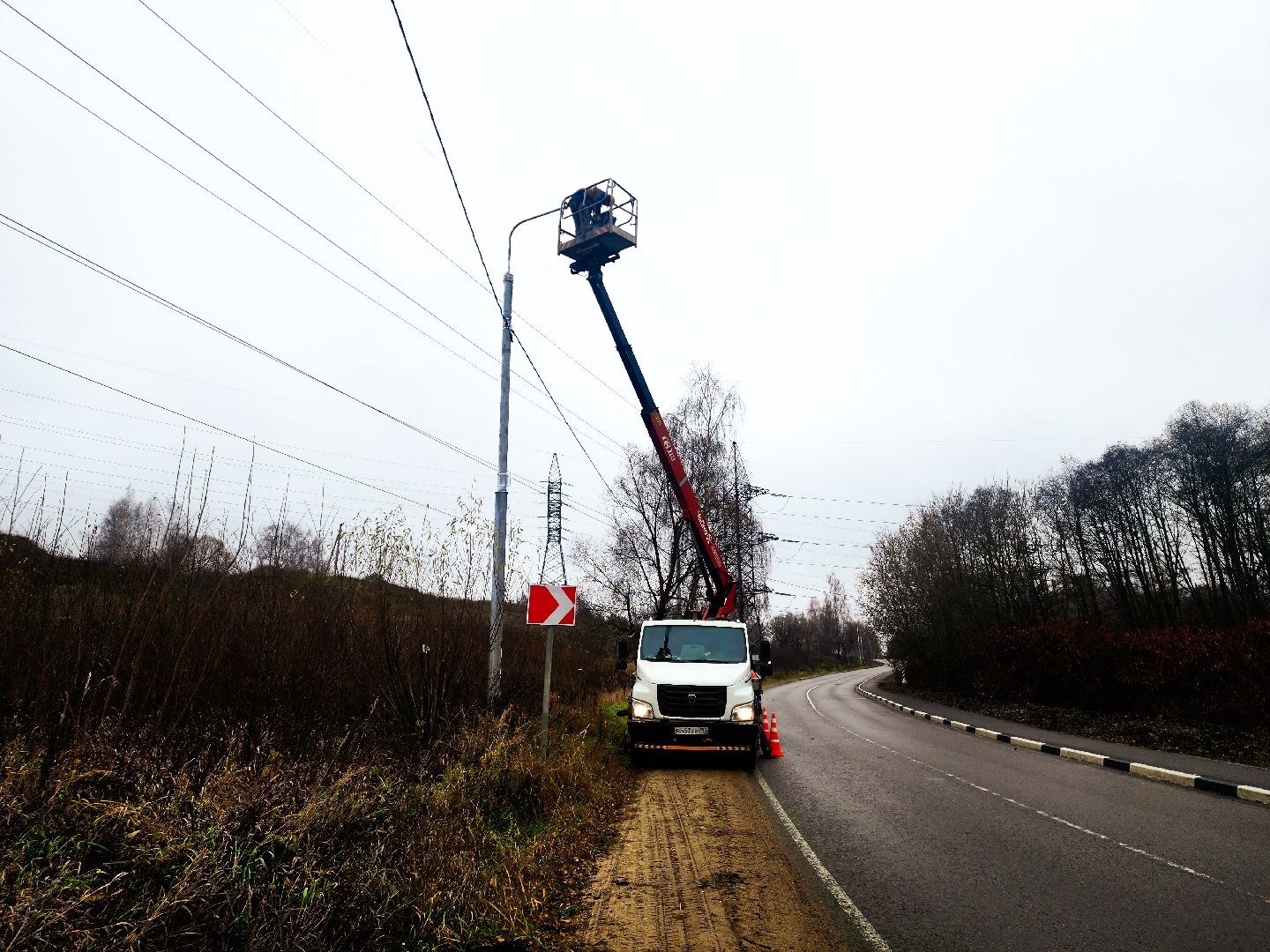 пущино, серпухов, дороги, освещение, мосавтодор,