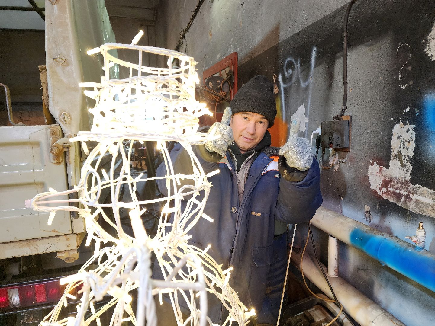 красноармейск, городской округ пушкинский, новогодние инсталляции , городское хозяйство,