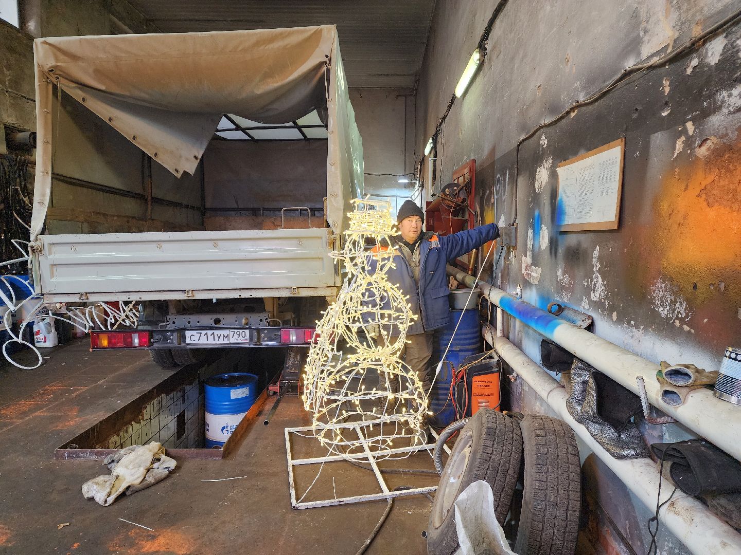 красноармейск, городской округ пушкинский, новогодние инсталляции , городское хозяйство,