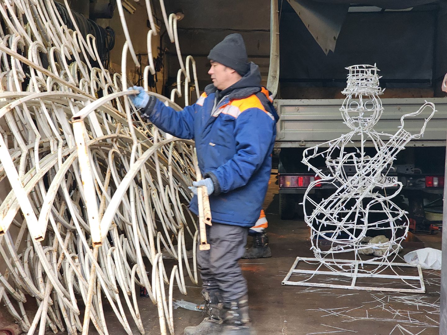 красноармейск, городской округ пушкинский, новогодние инсталляции , городское хозяйство,