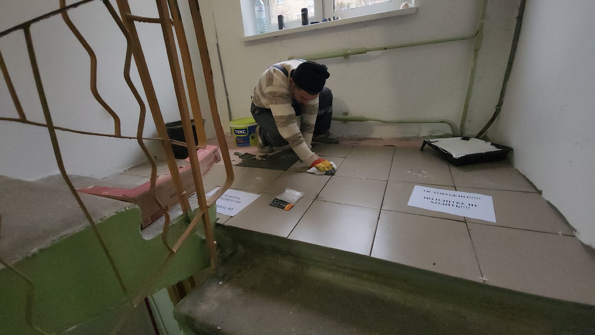 серпухов, улица советская, ремонт подъезда,