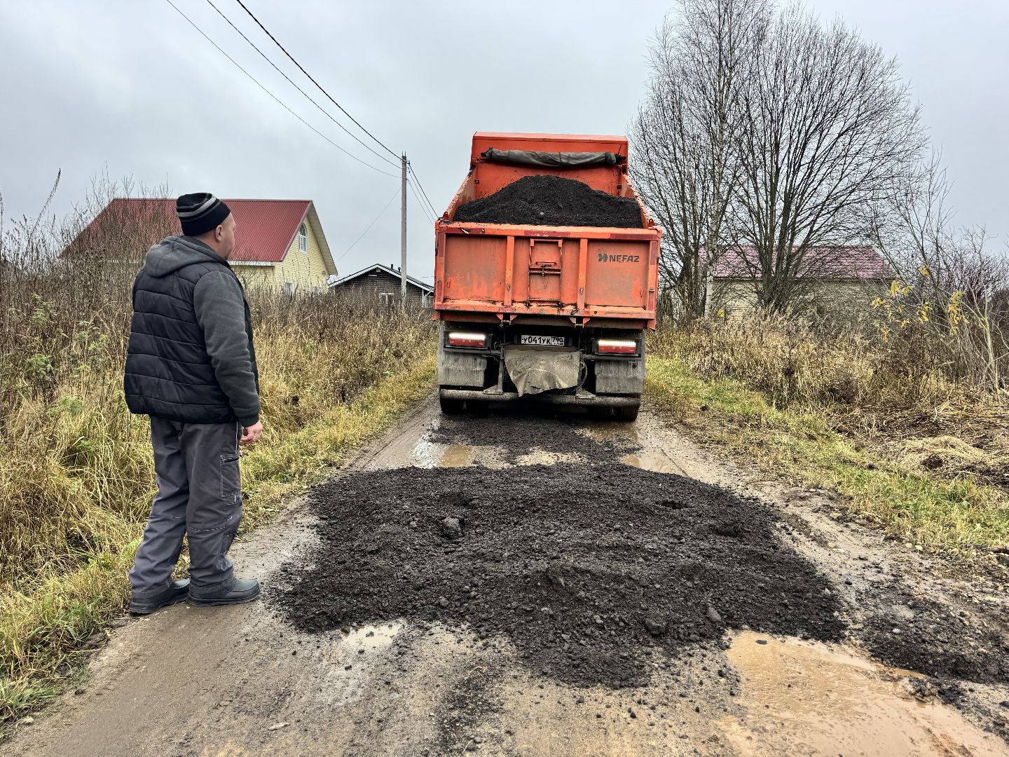 шаховская, ямочный ремон, дороги,