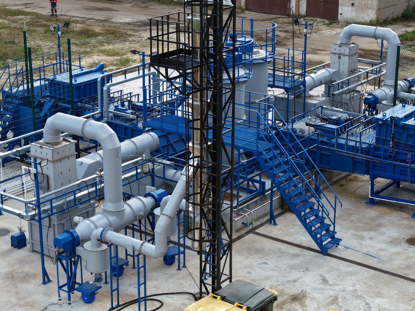 видео с коптера, обезвреживание опасных медицинских отходов , кластер для обезвреживания отходов в воскресенске,