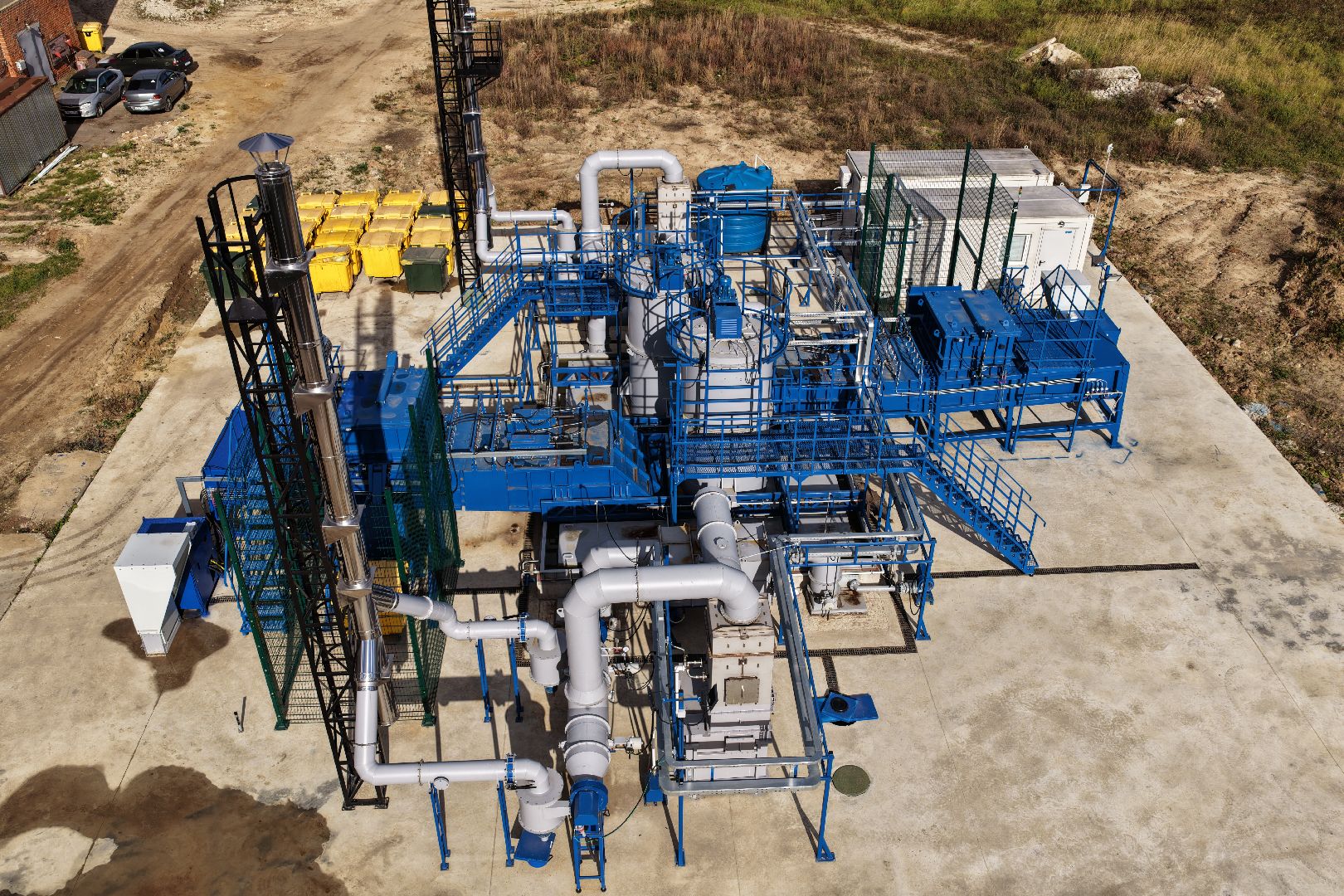 видео с коптера, обезвреживание опасных медицинских отходов , кластер для обезвреживания отходов в воскресенске,