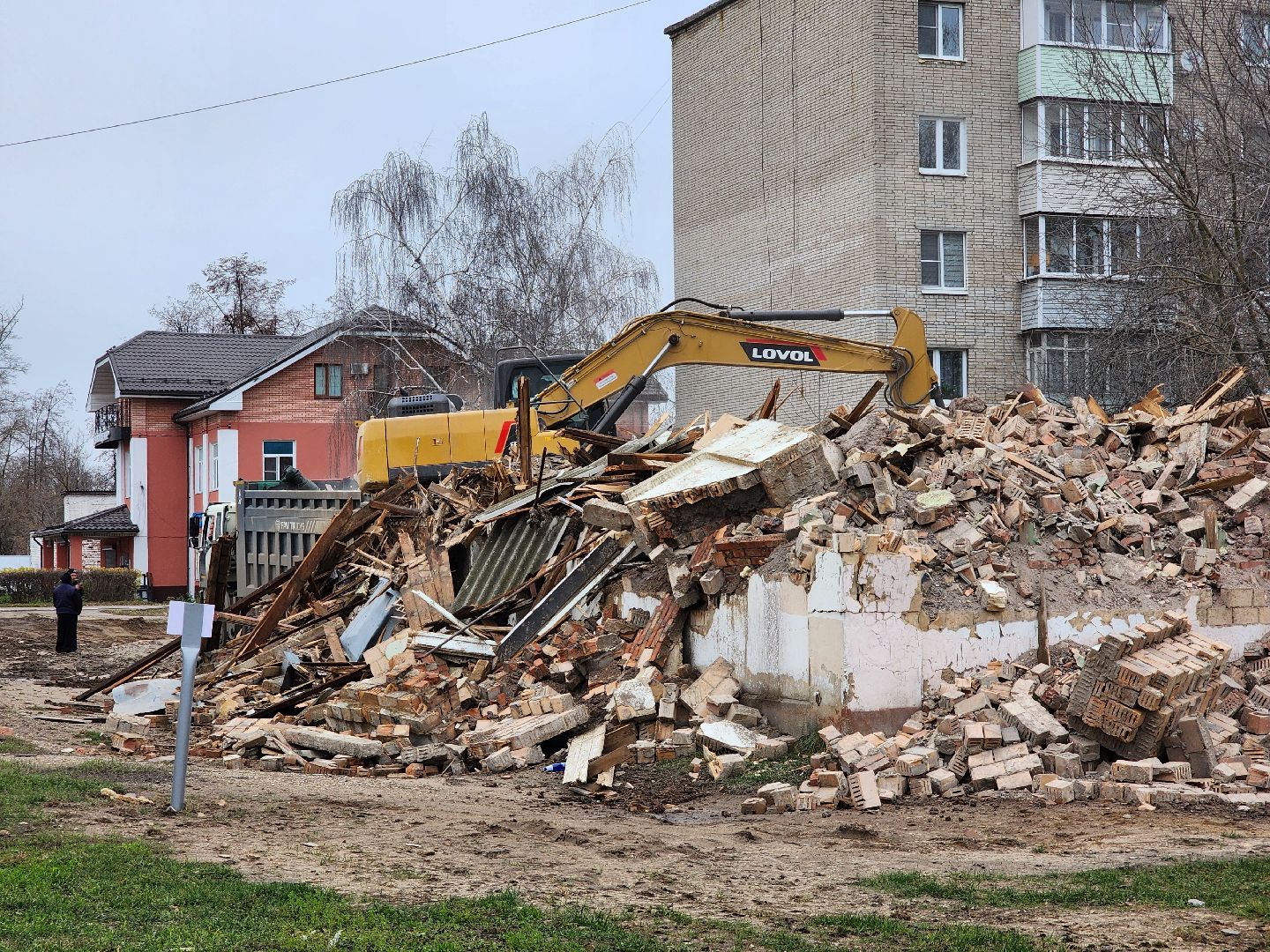 аварийный дом, снос аварийного дома, переселение из аварийного жилья, старая купавна, богородский городской округ,