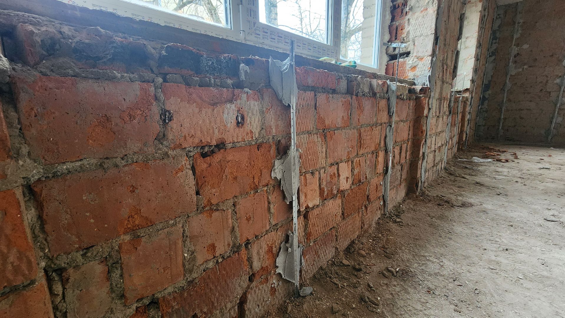 Гостиница , Лобня,Штукатурка стен ,