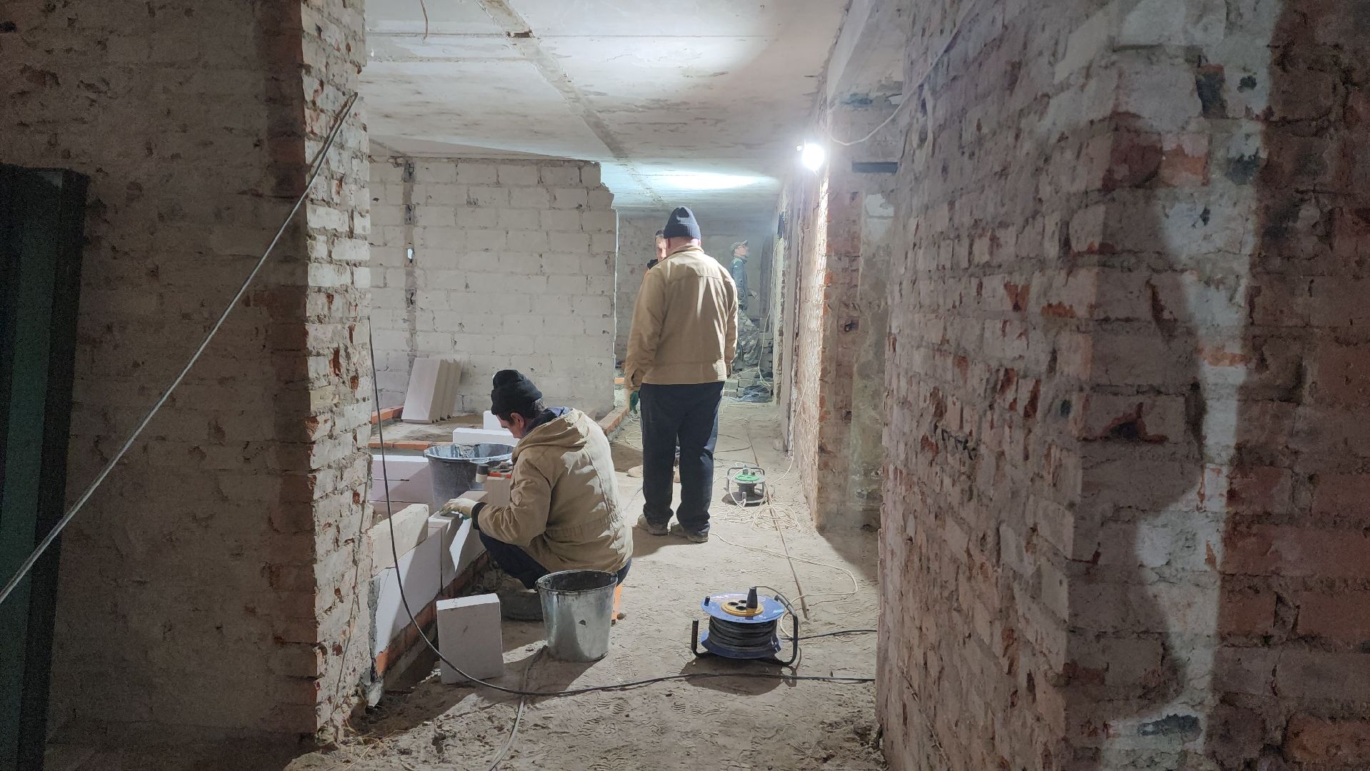 Гостиница , Лобня,Штукатурка стен ,