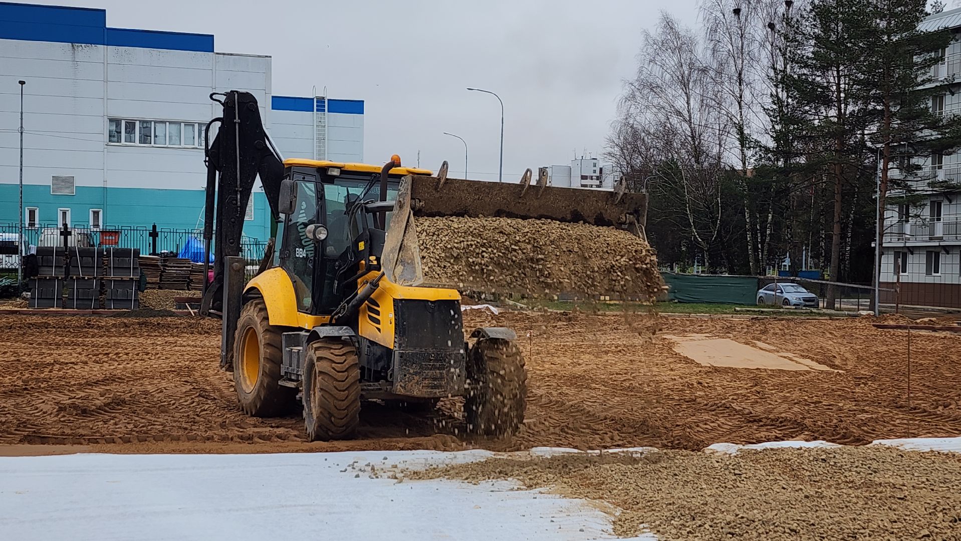 волоколамск, красногорский колледж, строительство стадиона,