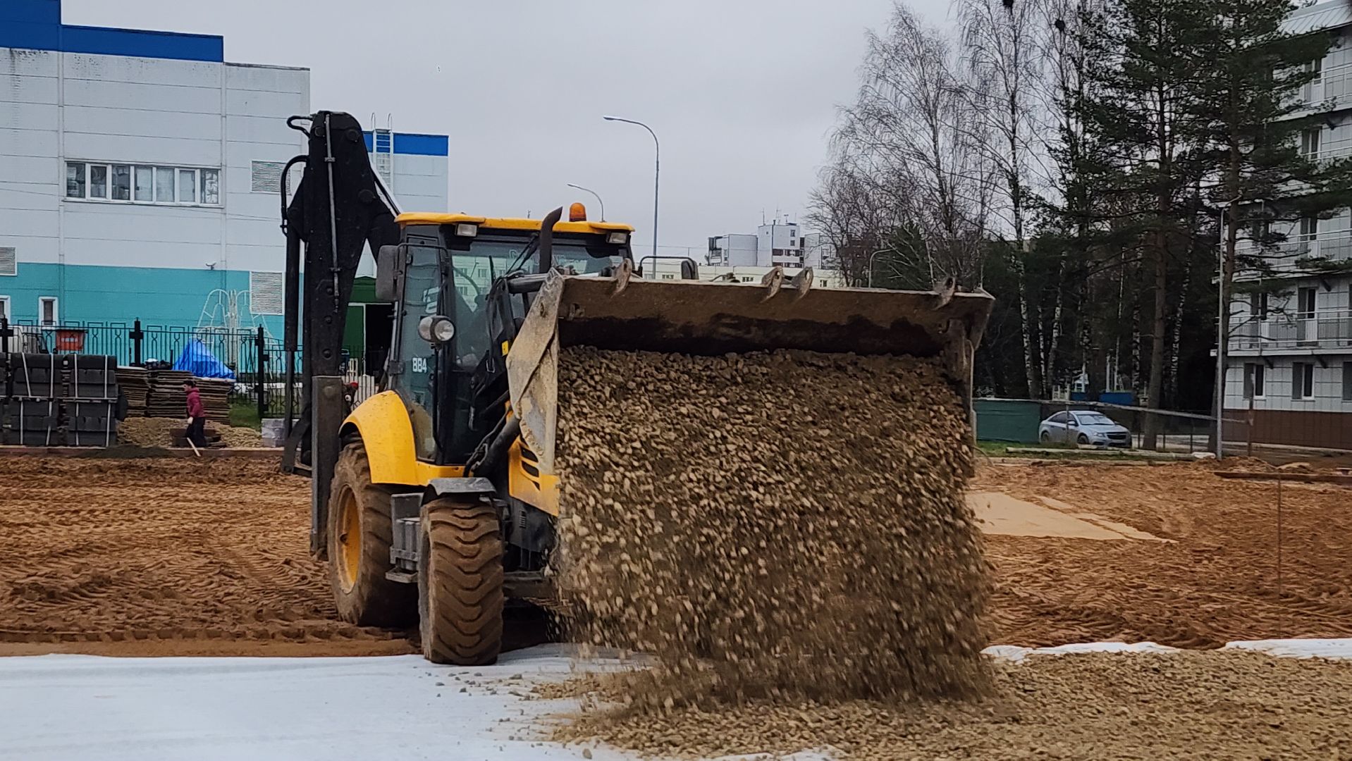 волоколамск, красногорский колледж, строительство стадиона,