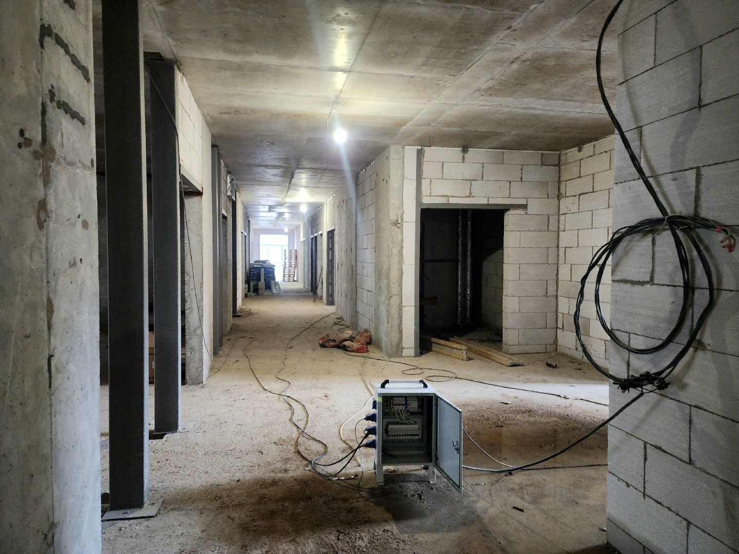 строительство, дошкольное отделение, детский  сад, работы на фасаде,