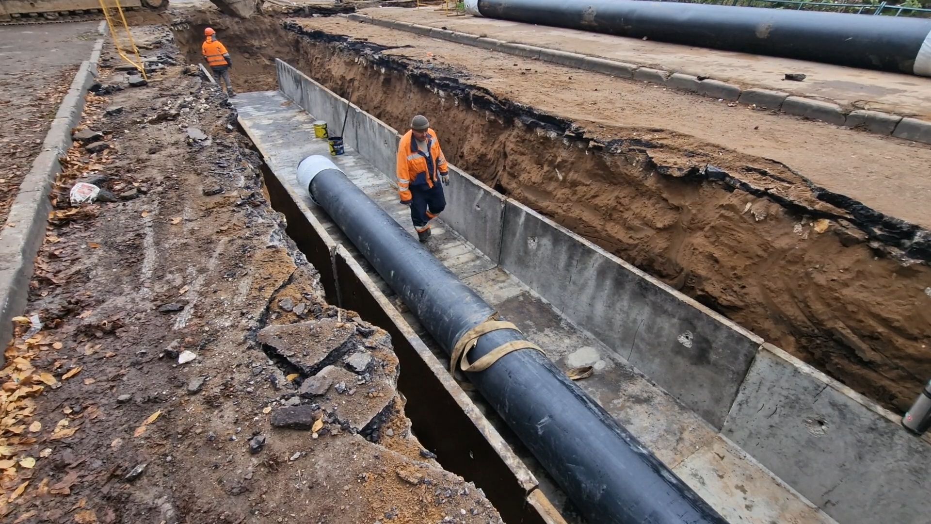 ЖКХ Балашиха, трубы теплоснабжения заменили по улице Сверлова в балашихе,