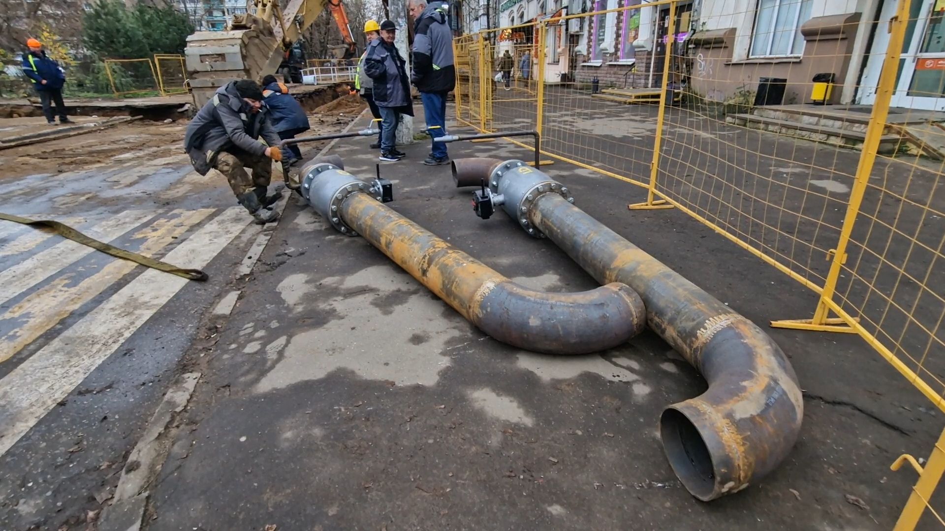 ЖКХ Балашиха, трубы теплоснабжения заменили по улице Сверлова в балашихе,