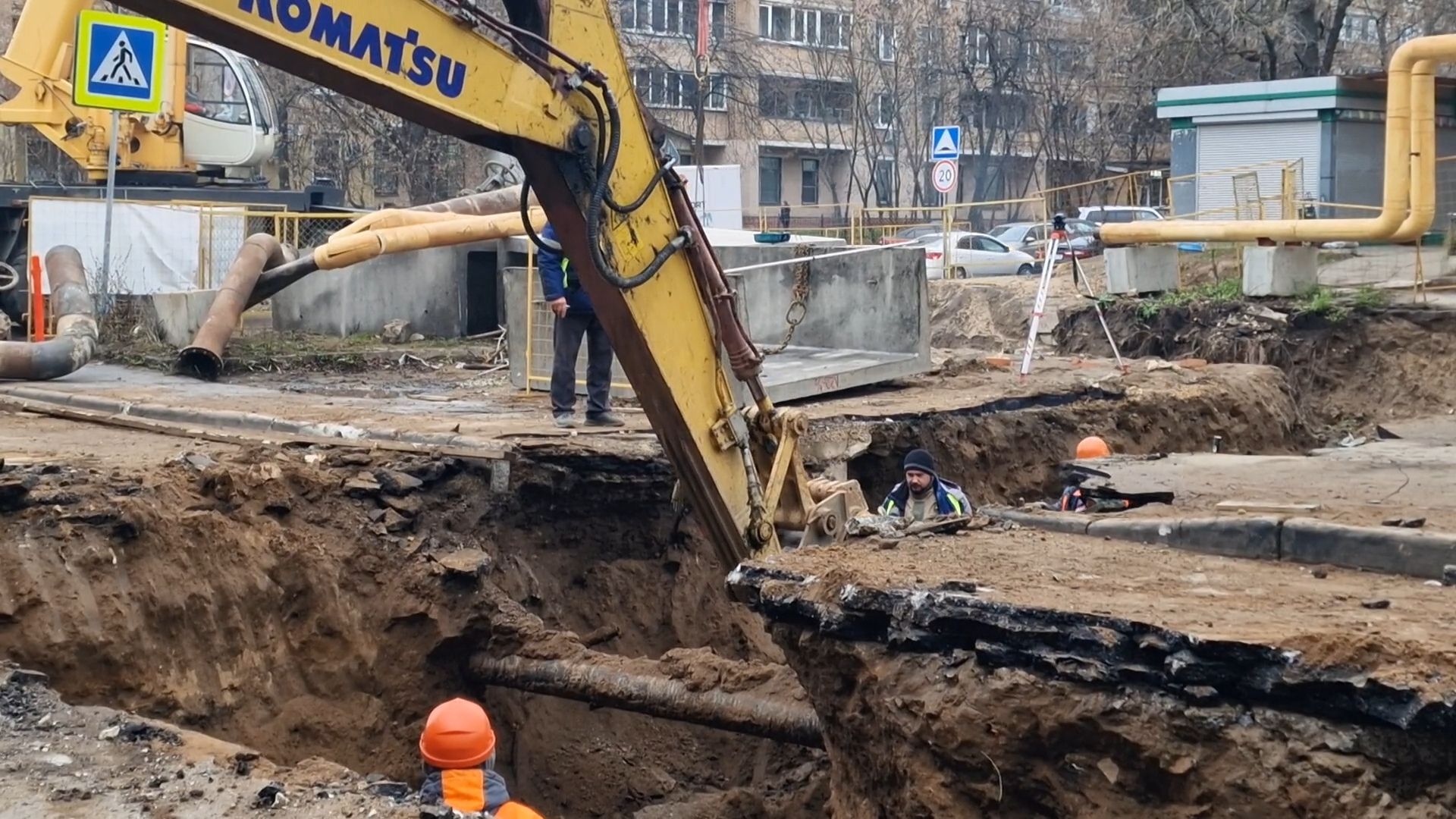 ЖКХ Балашиха, трубы теплоснабжения заменили по улице Сверлова в балашихе,