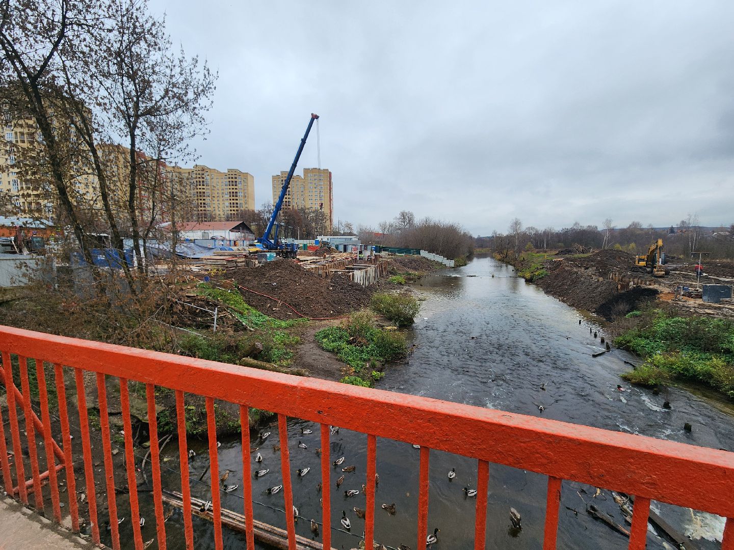 мытищи,  реконструкция моста,