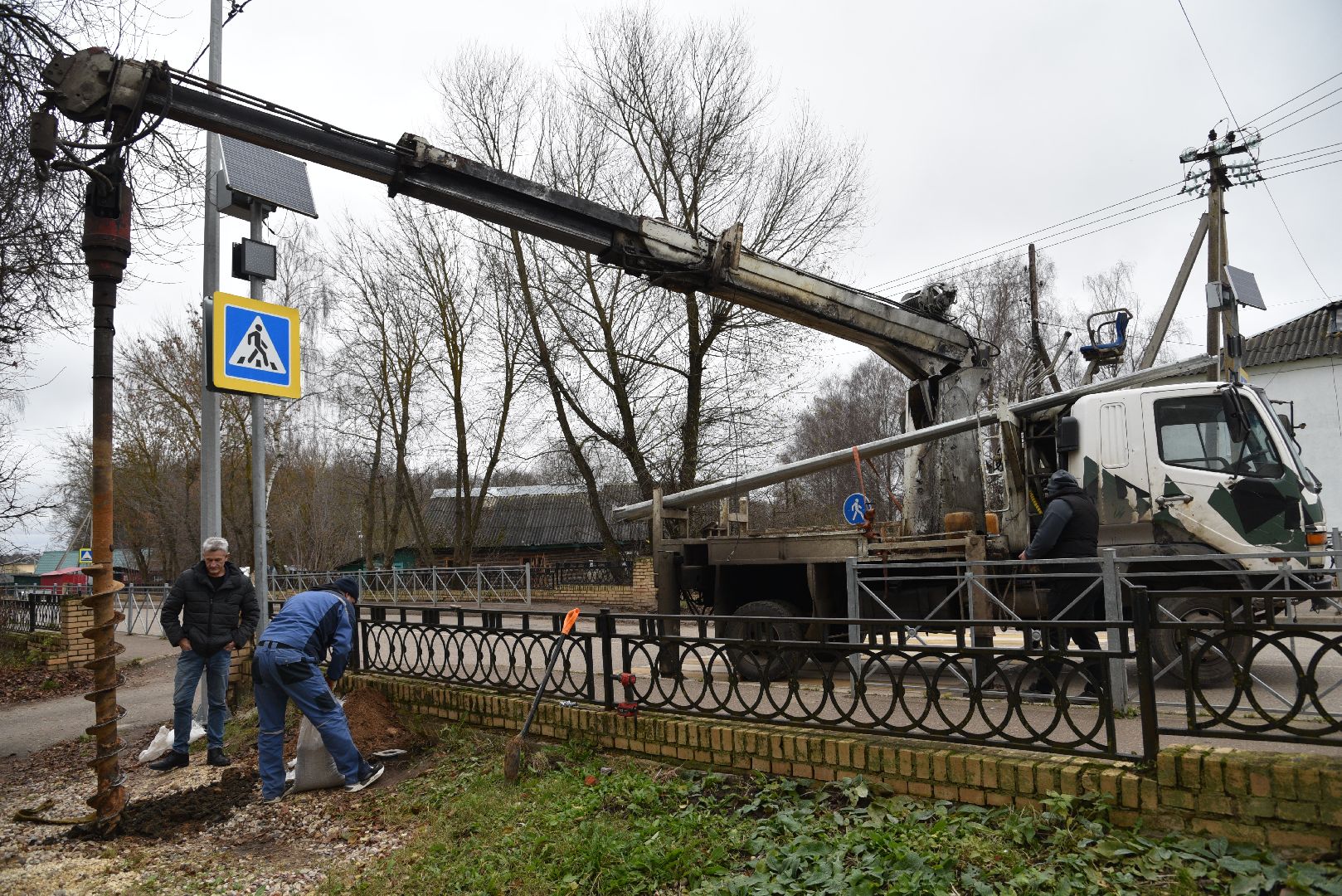 лотошино, благоустройство, проекционные пешеходные переходы, безопасность в городе,