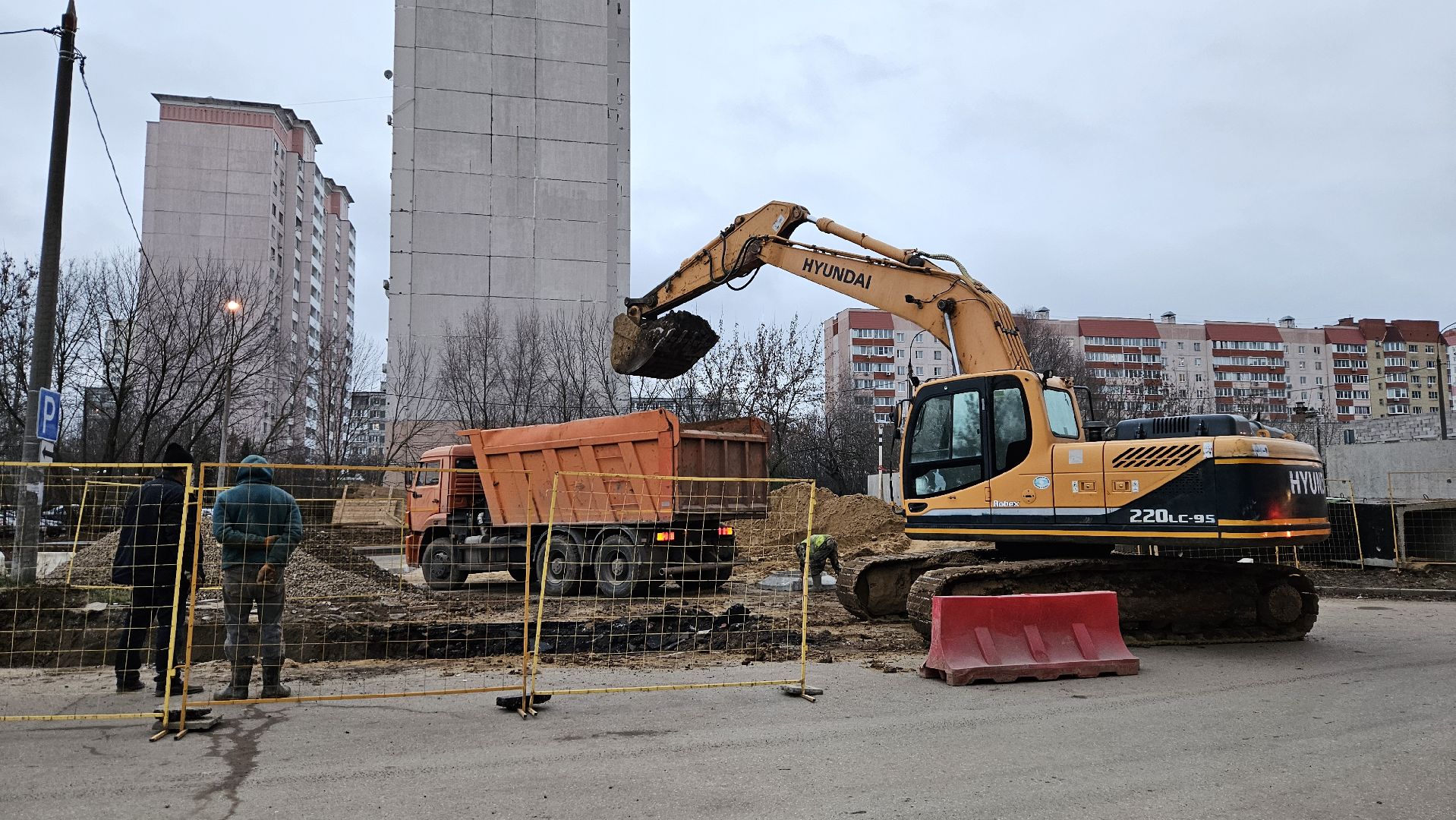долгопрудный, молодежная улица, ливневая канализация, теплосеть, ремонт, инженерные коммуникации,