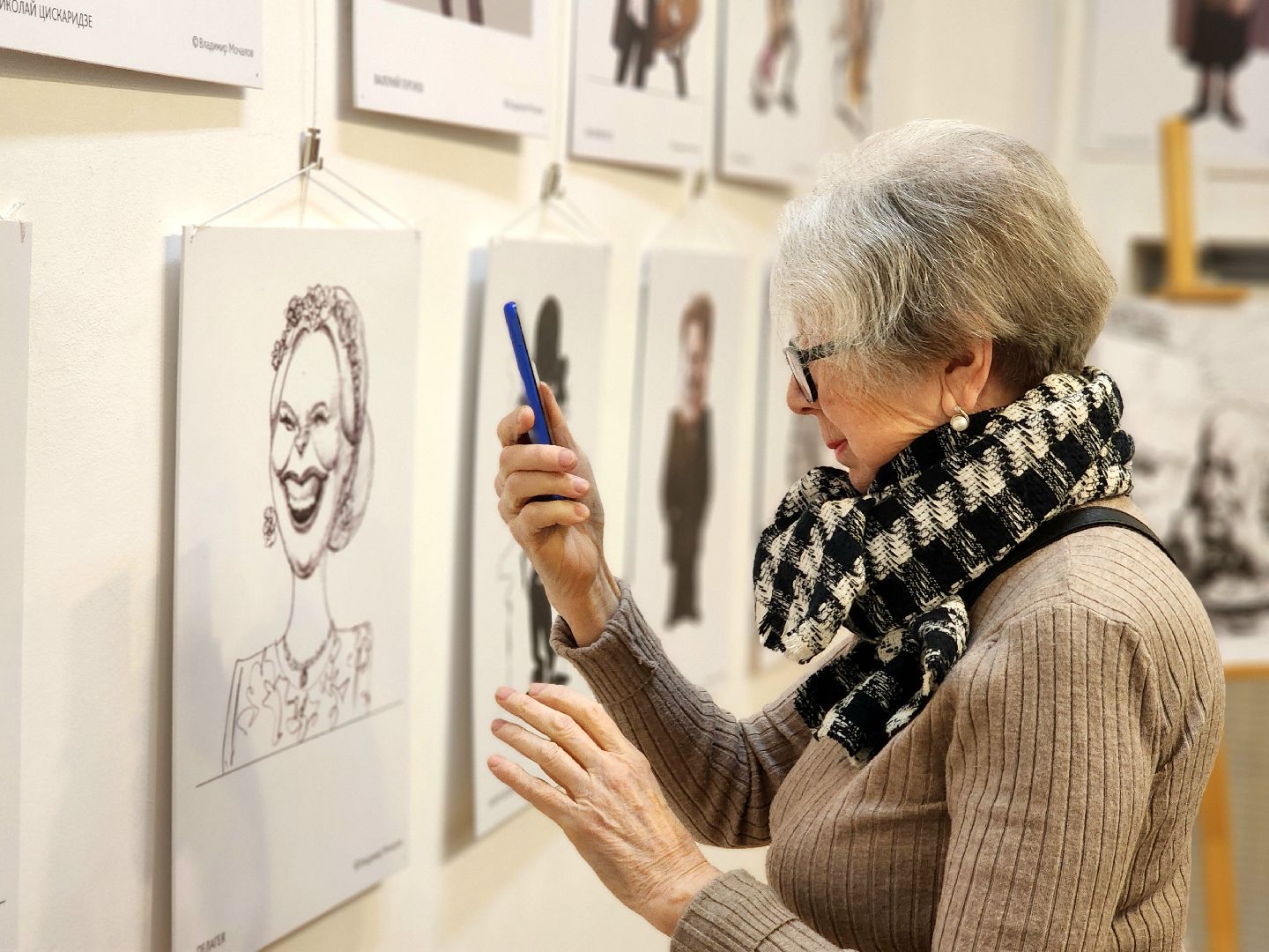 выставка, художник, владимир мочалов, карикатура , открытие,