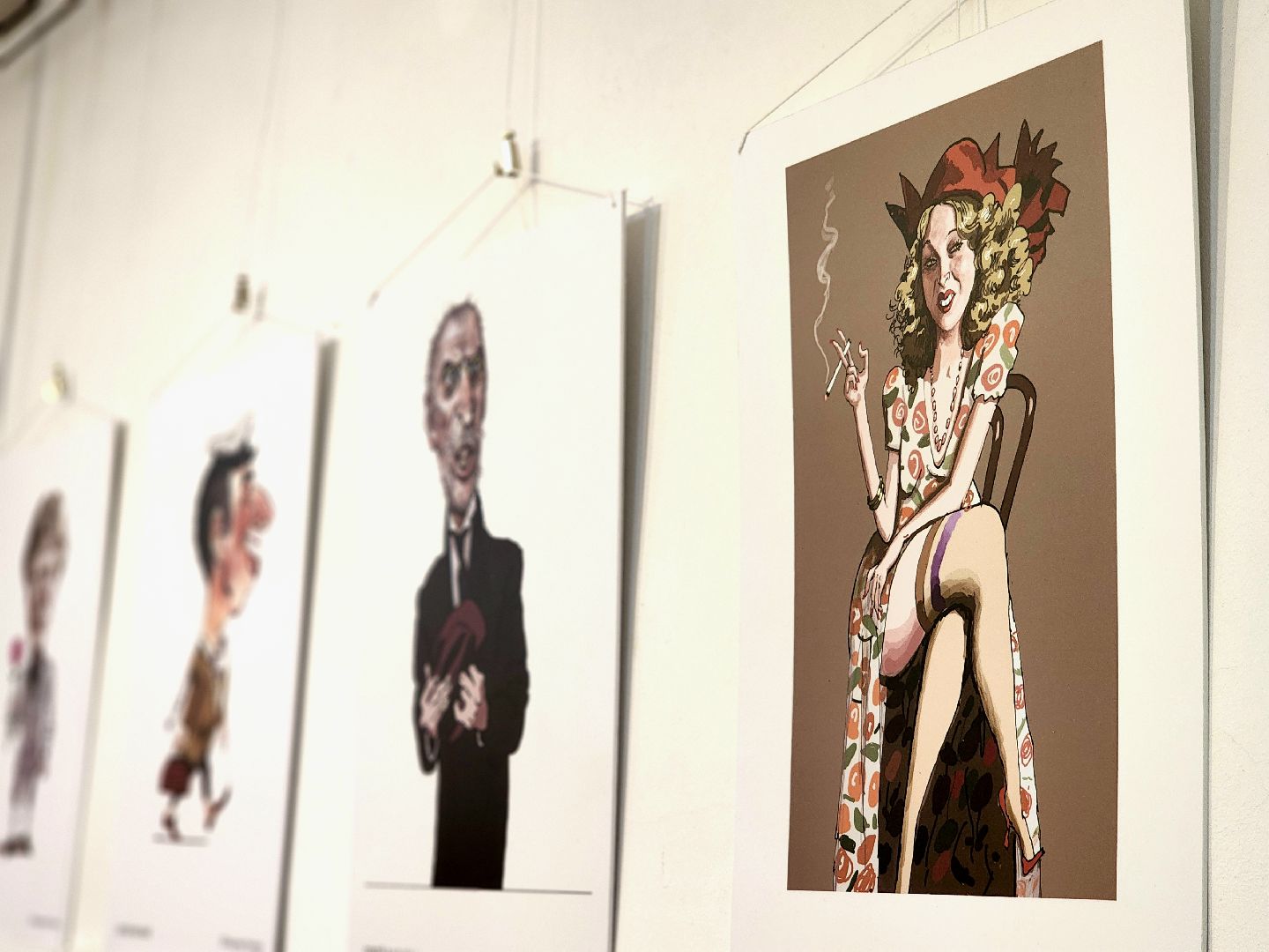 выставка, художник, владимир мочалов, карикатура , открытие,