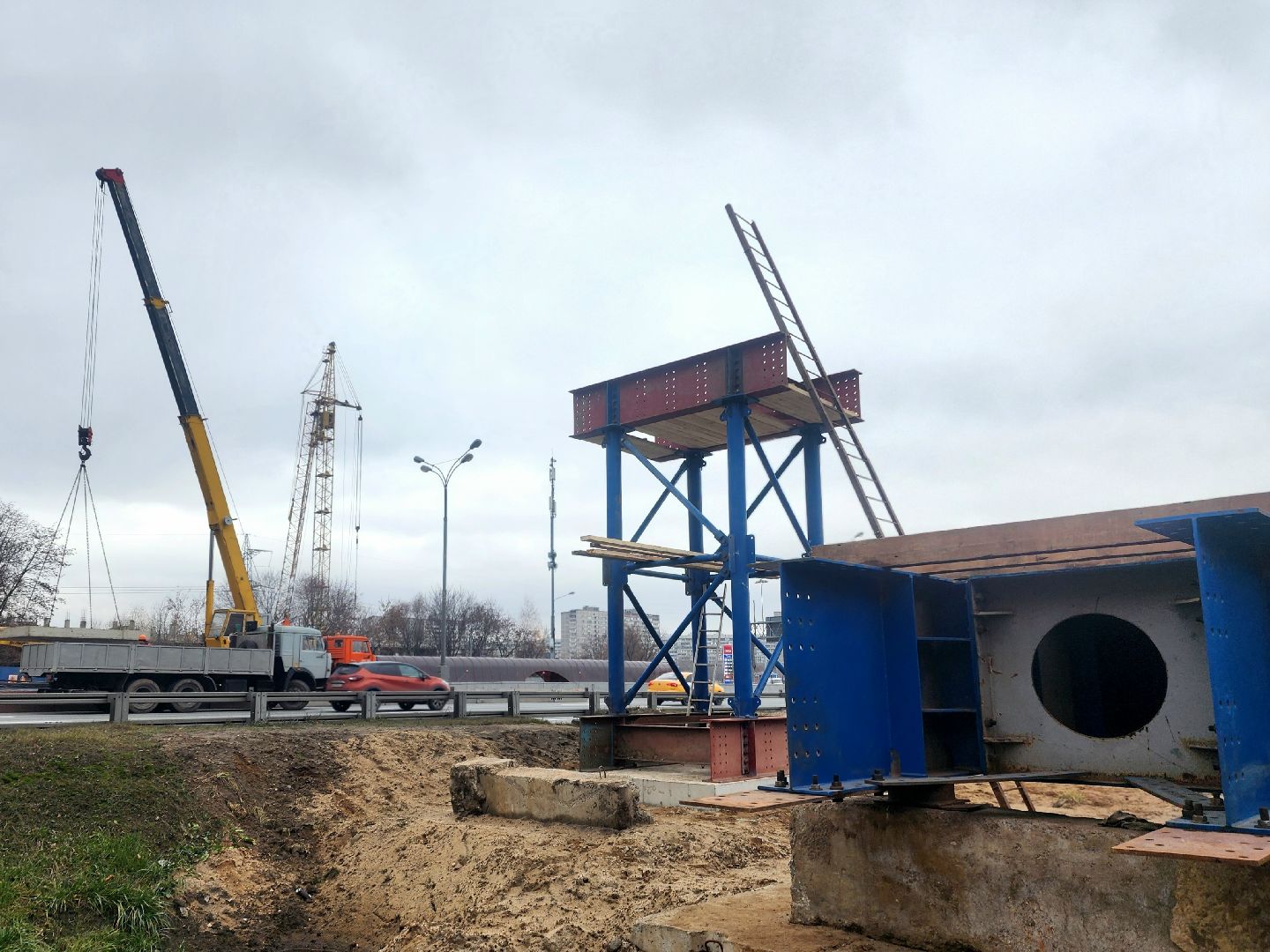 мкад, реконструкция, дороги, переход,