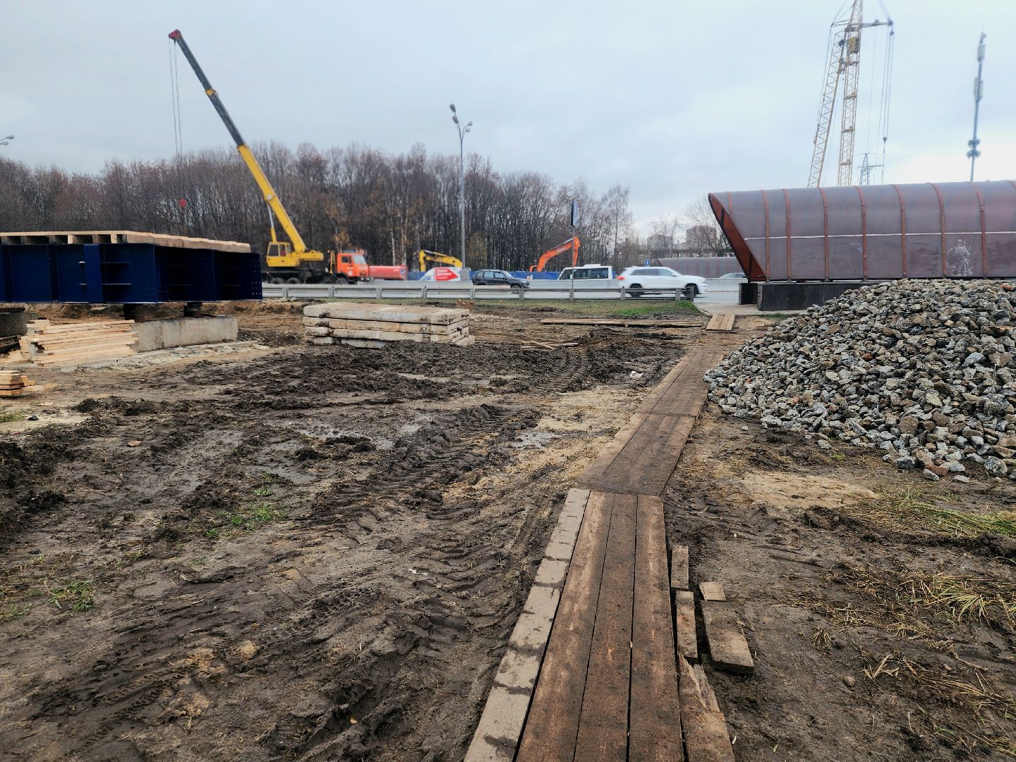 мкад, реконструкция, дороги, переход,