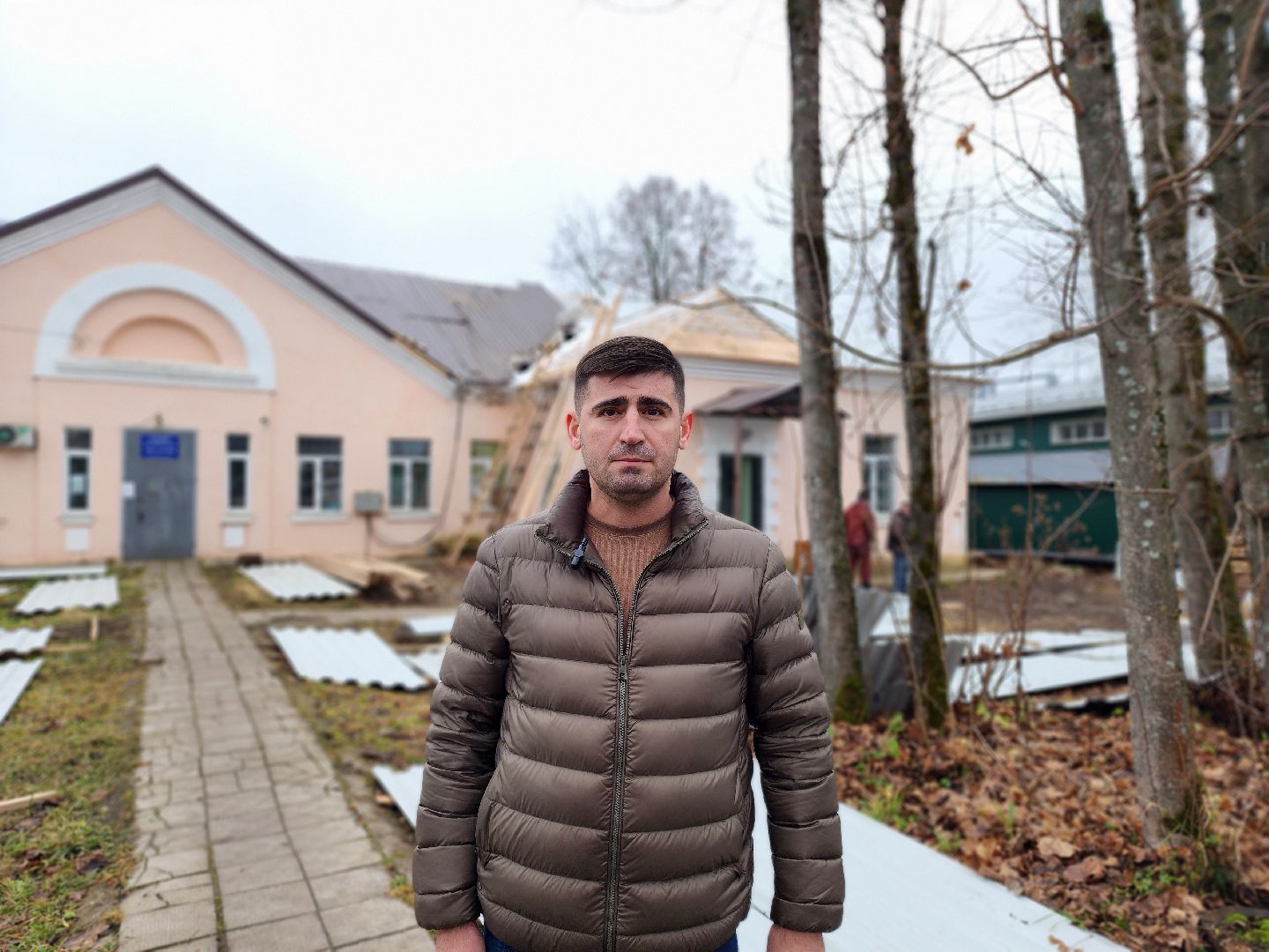 сергиев посад, сергиево-посадский городской округ, сергиево-посадская районная больница, деревня жучки, амбулатория, ремонт кровли, ремонт крыши,здравоохранение московской области,