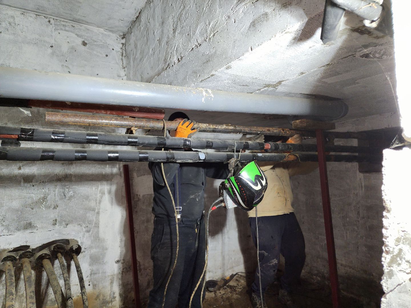 сергиев посад, сергиево-посадский городской округ, жкх, ук посадское обслуживание домов, управляющая компания, ремонт тепловых сетей, ремонт труб отопления,